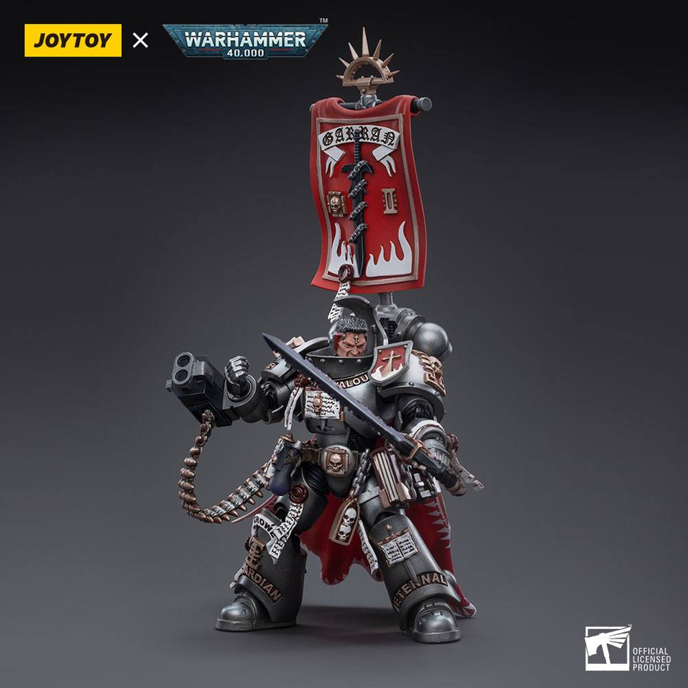 Warhammer 40k Actionfigur 1/18 Grey Knights Castellan Crowe 12 cm