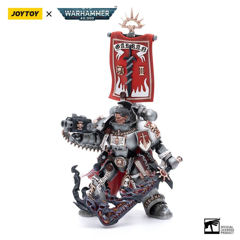 Warhammer 40k Actionfigur 1/18 Grey Knights Castellan Crowe 12 cm