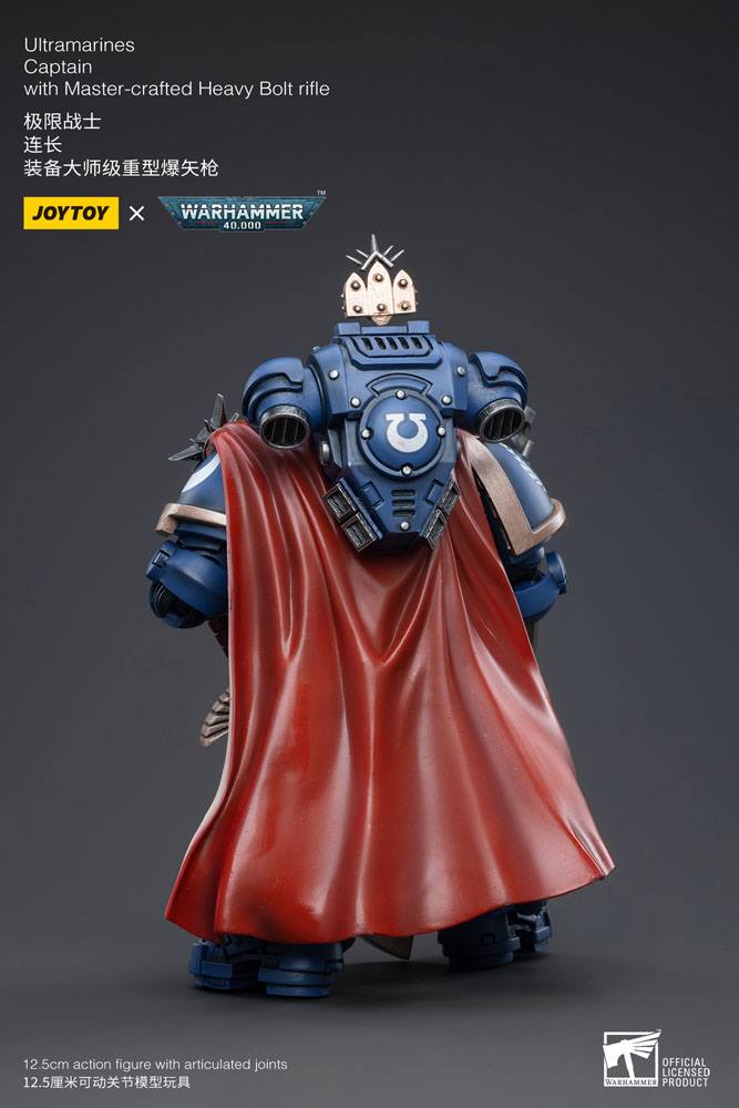 Warhammer 40k Actionfigur 1/18 Ultramarines Captain with Master-Crafted Heavy Bolt Rifle 12 cm