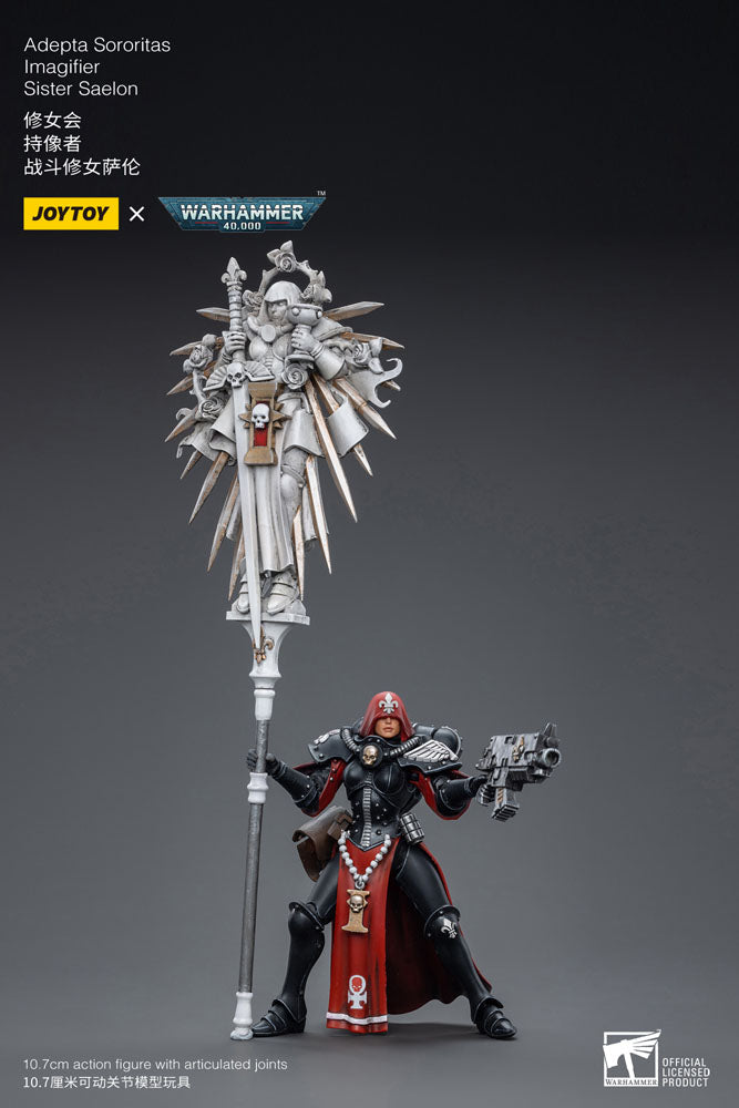 Warhammer 40k Actionfigur 1/18 Adepta Sororitas Battle Sister Sister Saelon 10 cm