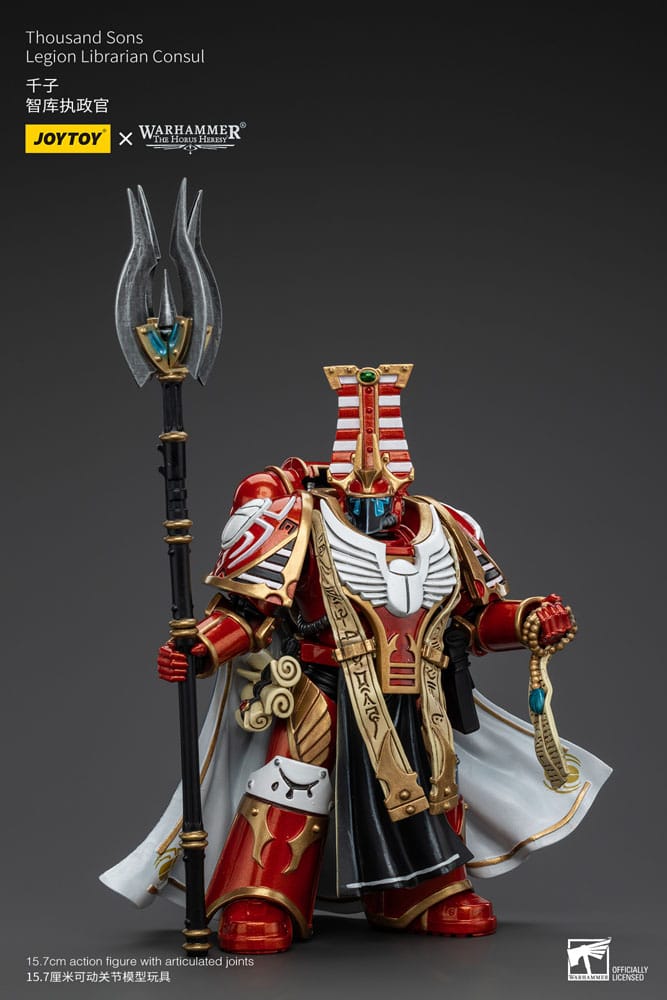 Warhammer The Horus Heresy Actionfigur 1/18 Thousand Sons Legion Librarian Consut 16 cm        