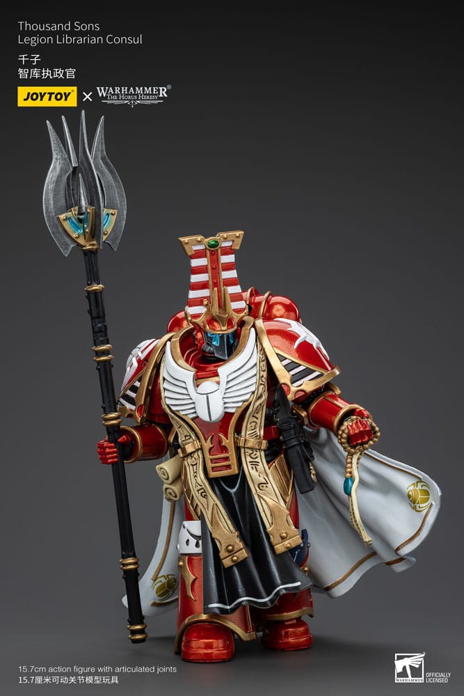 Warhammer The Horus Heresy Actionfigur 1/18 Thousand Sons Legion Librarian Consut 16 cm        
