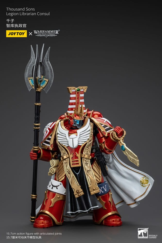 Warhammer The Horus Heresy Actionfigur 1/18 Thousand Sons Legion Librarian Consut 16 cm        