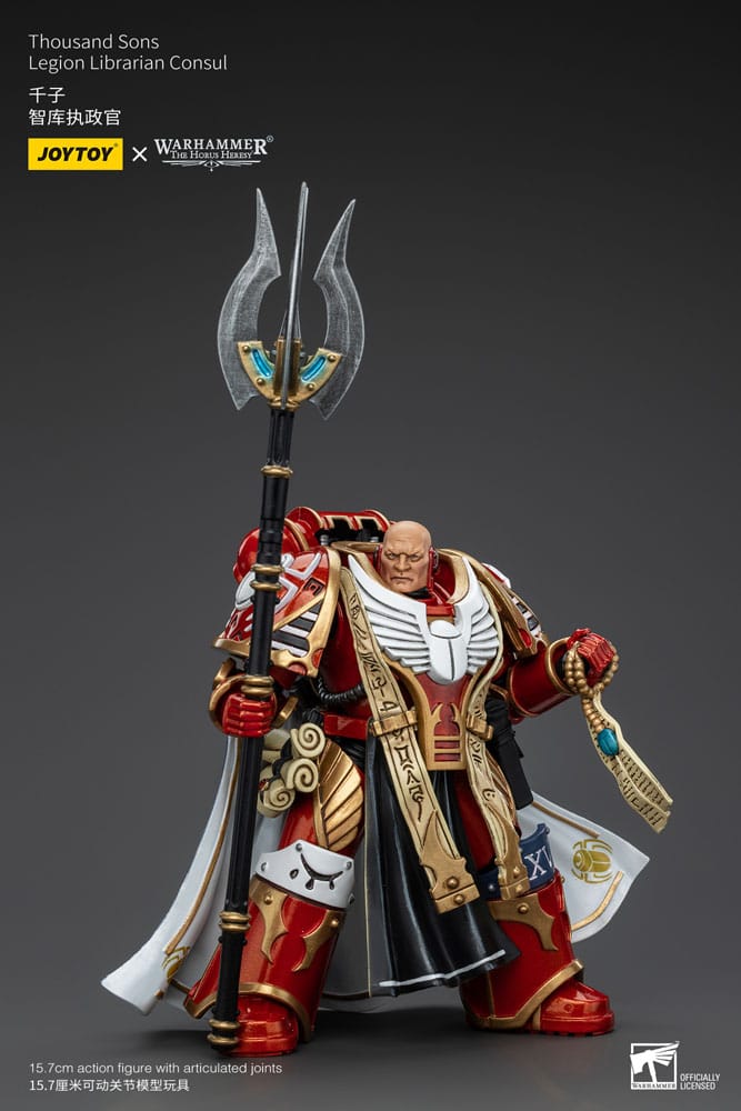 Warhammer The Horus Heresy Actionfigur 1/18 Thousand Sons Legion Librarian Consut 16 cm        