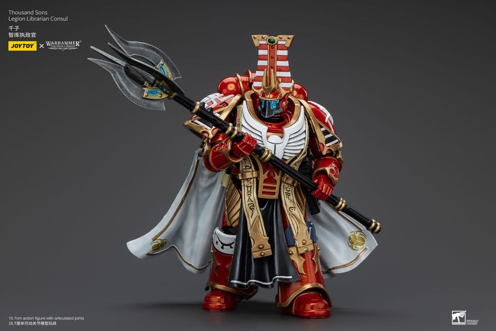 Warhammer The Horus Heresy Actionfigur 1/18 Thousand Sons Legion Librarian Consut 16 cm        