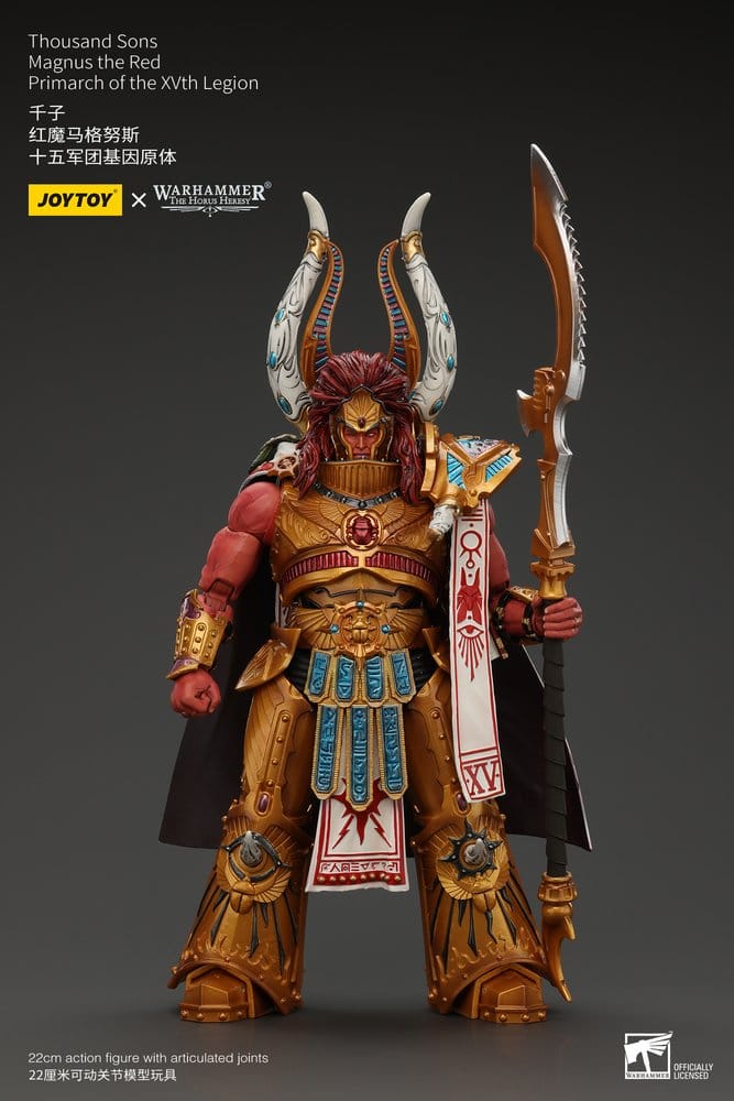 Warhammer The Horus Heresy Actionfigur 1/18 Thousand sons Magnus the Red Primarch of the XVth Legion 22 cm  
