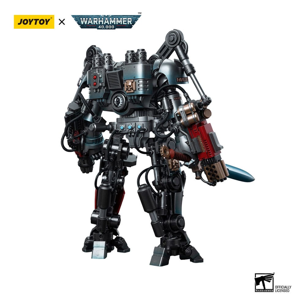 Warhammer 40k Actionfigur 1/18 Grey Knights Nemesis Dreadknight (Including Grey Knights Terminator Caddon Vibova) 12 cm