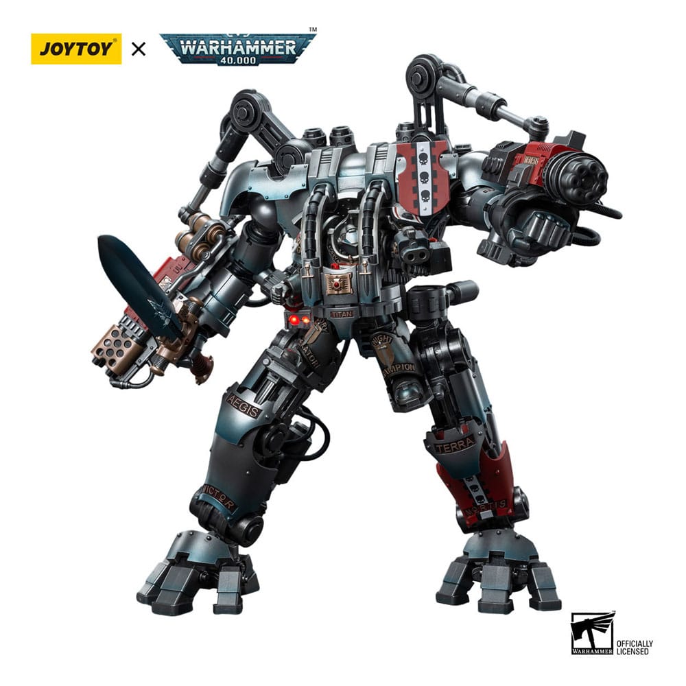 Warhammer 40k Actionfigur 1/18 Grey Knights Nemesis Dreadknight (Including Grey Knights Terminator Caddon Vibova) 12 cm