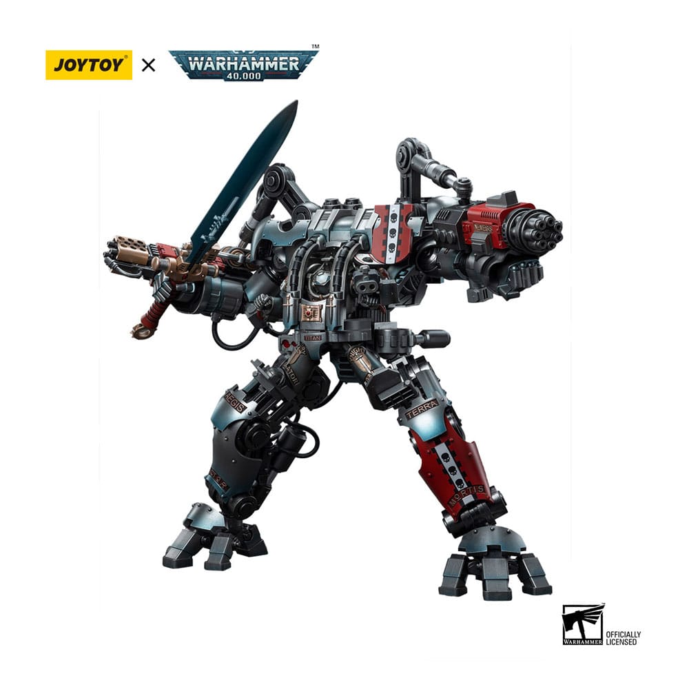 Warhammer 40k Actionfigur 1/18 Grey Knights Nemesis Dreadknight (Including Grey Knights Terminator Caddon Vibova) 12 cm
