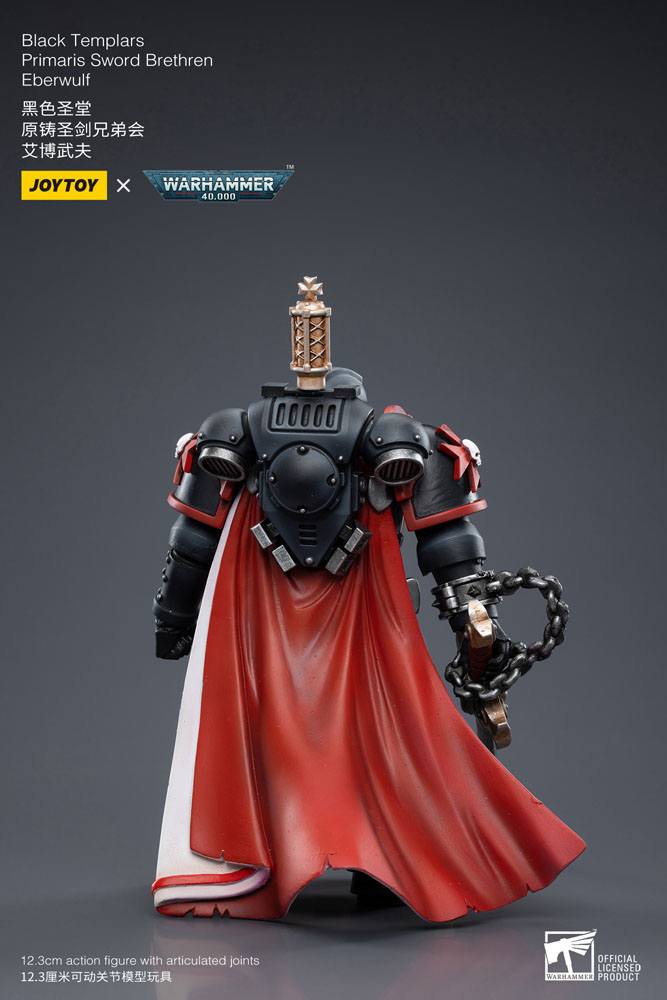Warhammer 40k Actionfigur 1/18 Black Templars Primaris Sword Brethren Eberwulf 12 cm