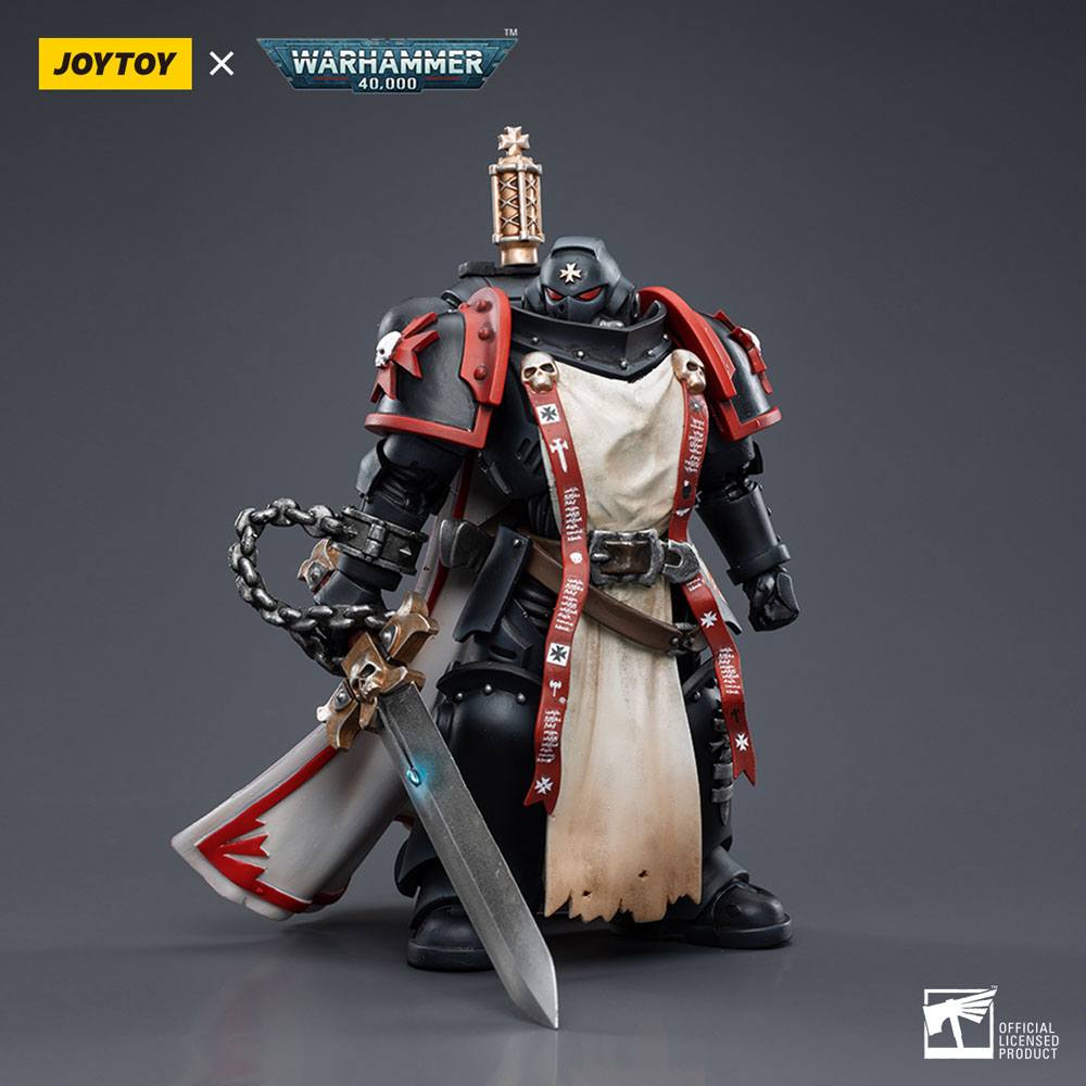 Warhammer 40k Actionfigur 1/18 Black Templars Primaris Sword Brethren Eberwulf 12 cm