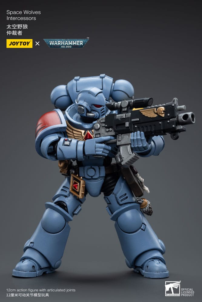 Warhammer 40k Actionfigur 1/18 Space Wolves Intercessors 12 cm