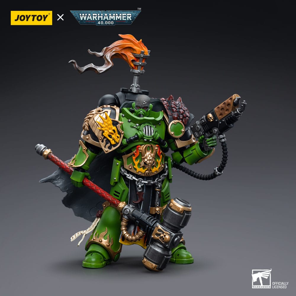 Warhammer 40k Actionfigur 1/18 Salamanders Captain Adrax Agatone 12 cm 