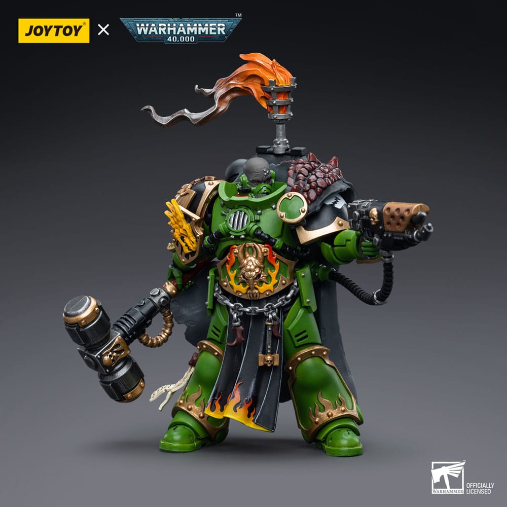 Warhammer 40k Actionfigur 1/18 Salamanders Captain Adrax Agatone 12 cm 