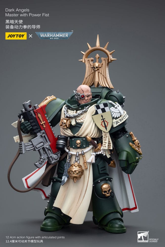 Warhammer 40k Actionfigur 1/18 Dark Angels Master with Power Fist 12 cm