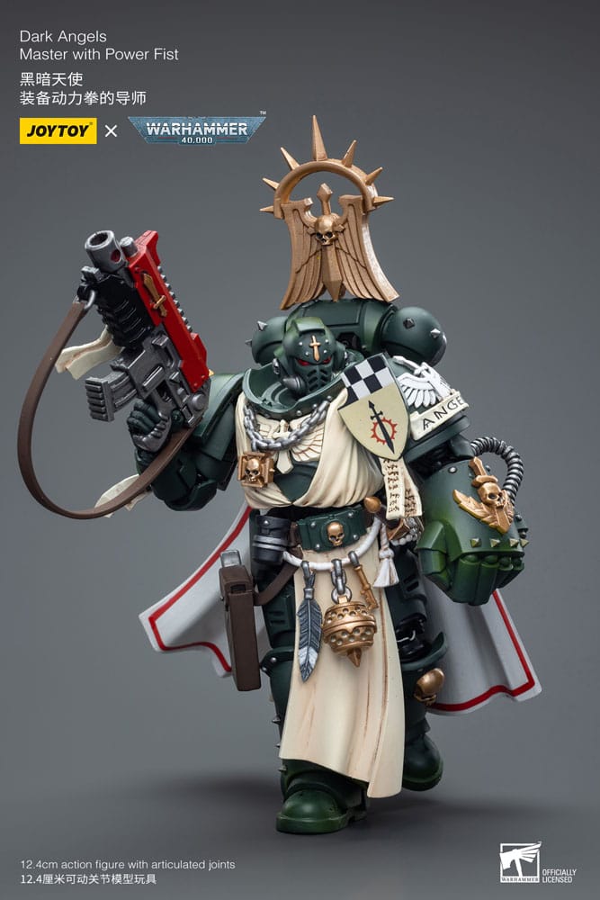 Warhammer 40k Actionfigur 1/18 Dark Angels Master with Power Fist 12 cm