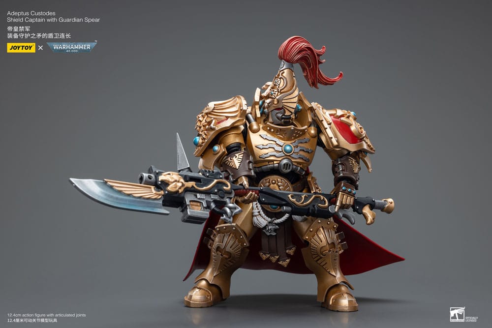Warhammer 40k Actionfigur 1/18 Adeptus Custodes Shield Captain with Guardian Spear 12 cm    