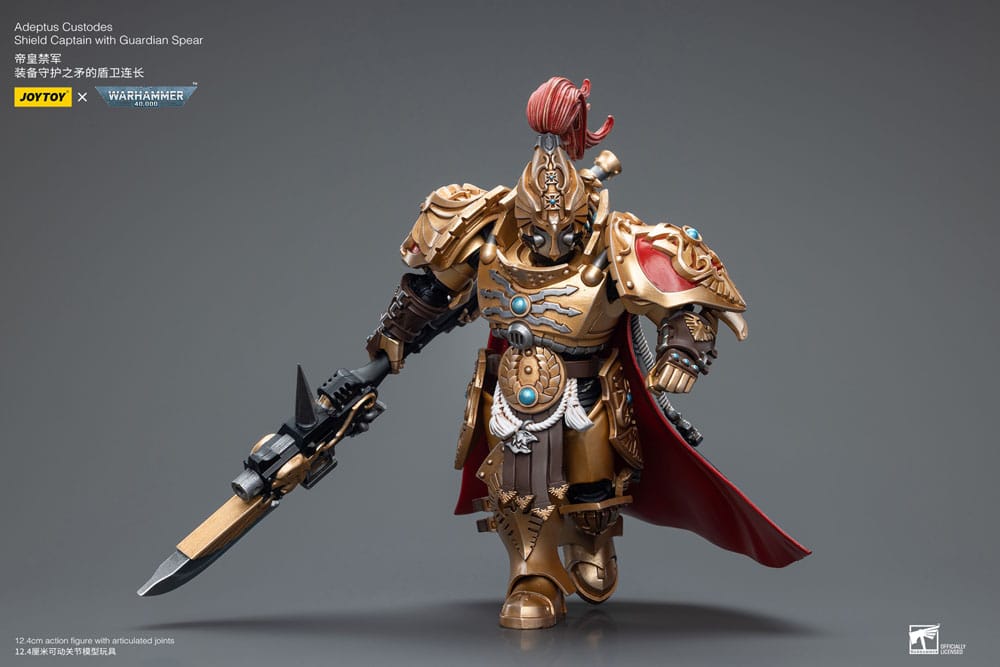Warhammer 40k Actionfigur 1/18 Adeptus Custodes Shield Captain with Guardian Spear 12 cm    