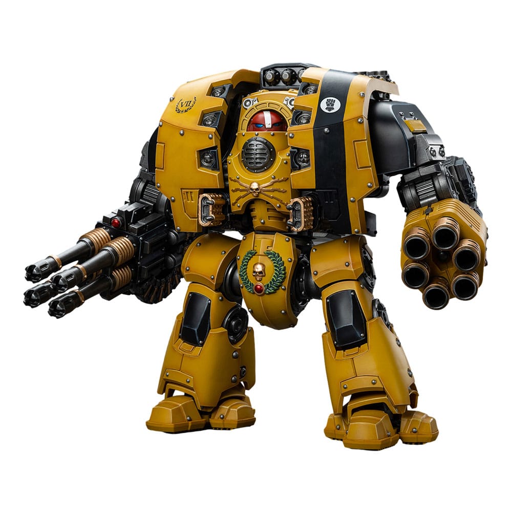 Warhammer The Horus Heresy Actionfigur 1/18 Imperial Fists Leviathan Dreadnought with Cyclonic Melta Lance and Storm Cannon 12 cm   