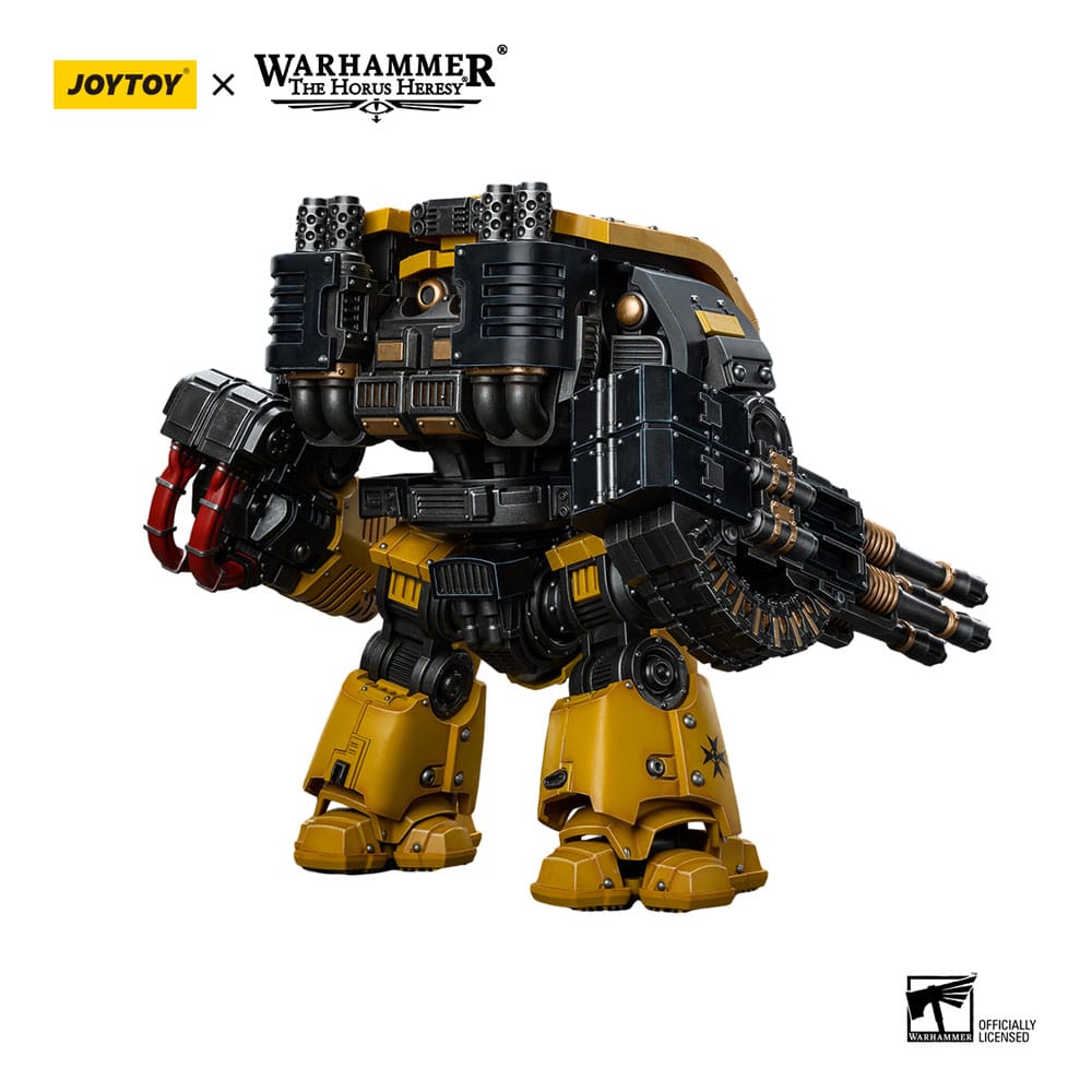 Warhammer The Horus Heresy Actionfigur 1/18 Imperial Fists Leviathan Dreadnought with Cyclonic Melta Lance and Storm Cannon 12 cm   