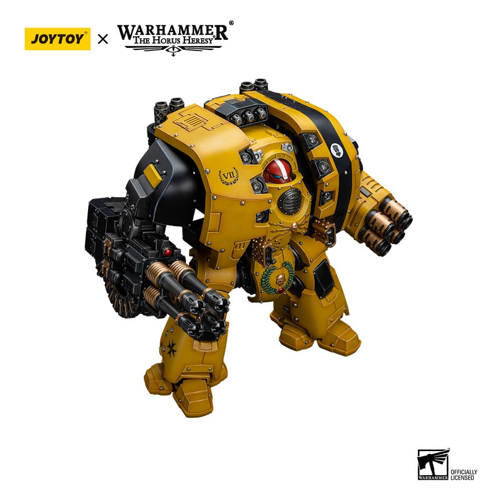 Warhammer The Horus Heresy Actionfigur 1/18 Imperial Fists Leviathan Dreadnought with Cyclonic Melta Lance and Storm Cannon 12 cm   