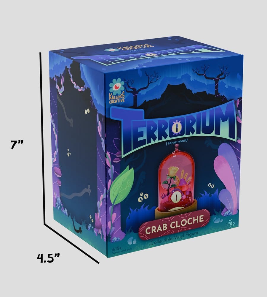 Terrorium Minifiguren Crab Cloche 7 cm Blind Box Display (6)