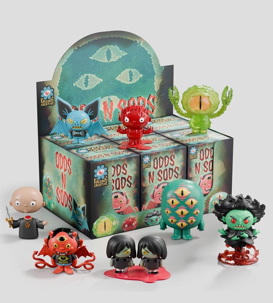 Odds N Sods Minifiguren S1 6 cm Blind Box Display (6)
