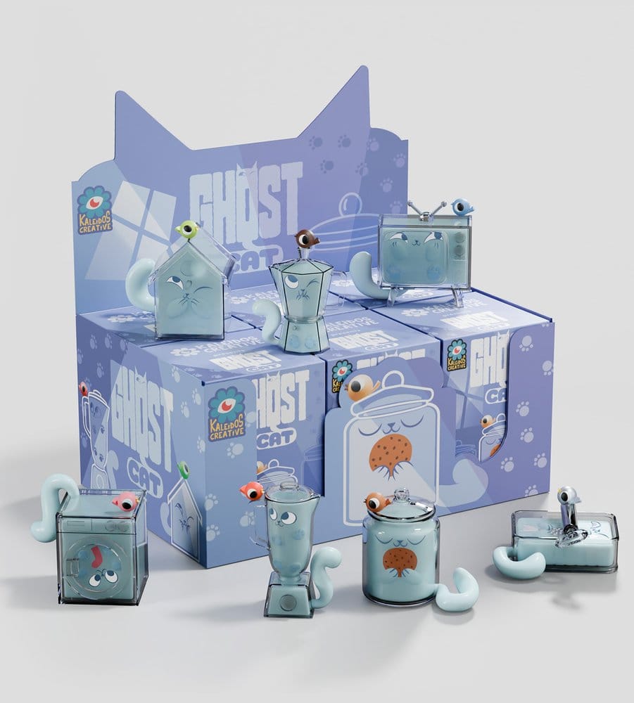 Ghost Cat Minifiguren S1 6 cm Blind Box Display (6)