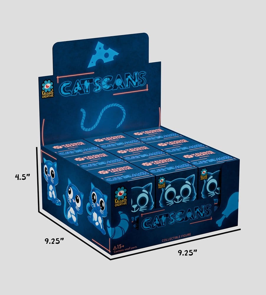 Catscans Minifiguren S1 6 cm Blind Box Display (9)