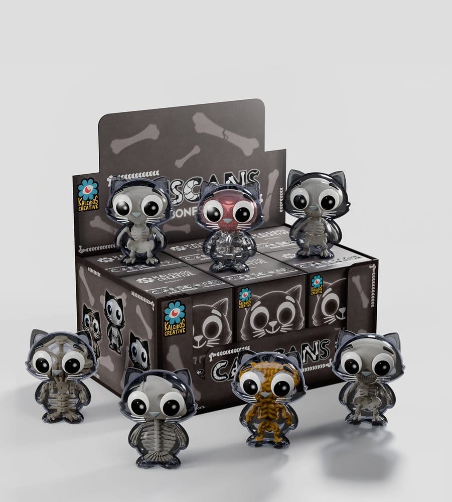 Catscans Minifiguren S2 Bare Bones 6 cm Blind Box Display (6)