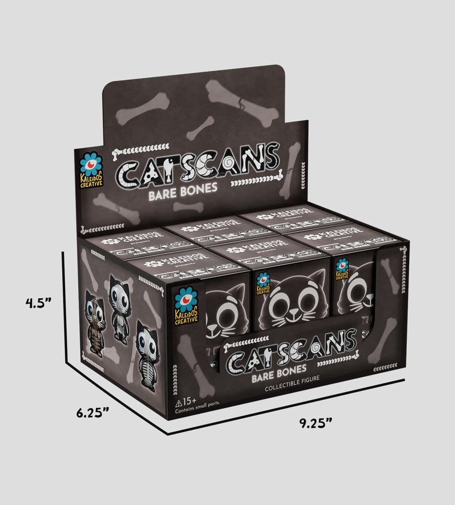 Catscans Minifiguren S2 Bare Bones 6 cm Blind Box Display (6)