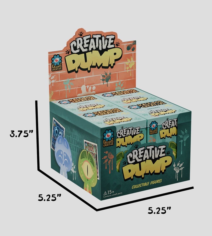 Creative Dump Minifiguren S1 7 cm Blind Box Display (4)