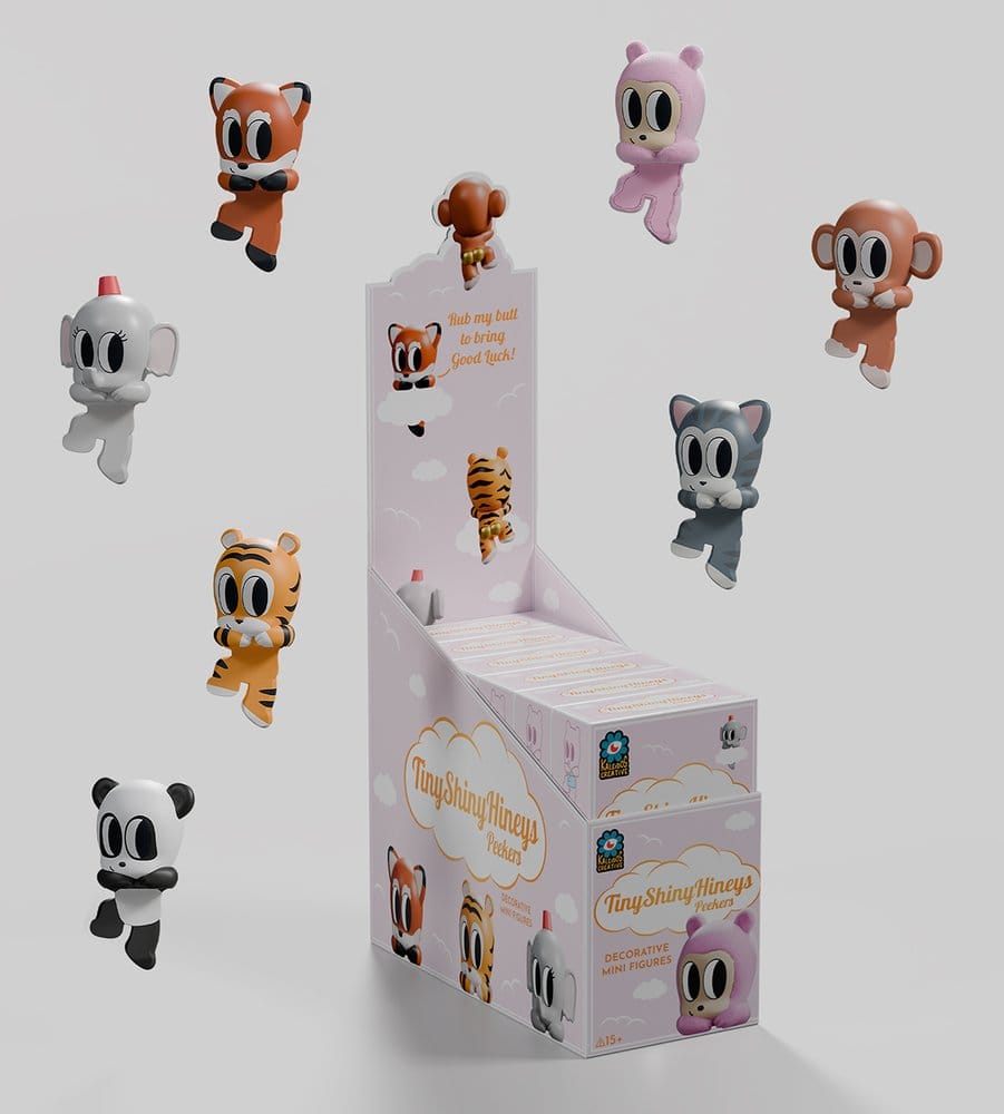 Tiny Shiny Hiney Peakers Minifiguren S1 6 cm Blind Box Display (6)