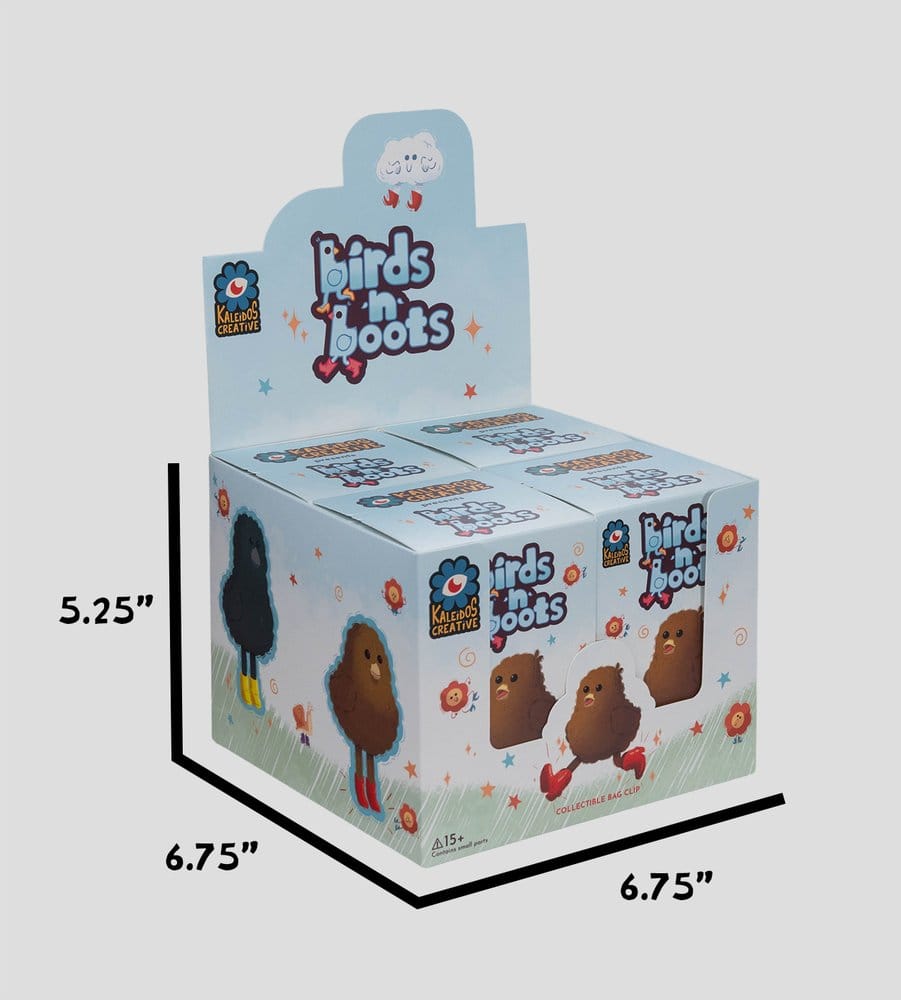 Birds N Boots Minifiguren S1 8 cm Blind Box Display (4)