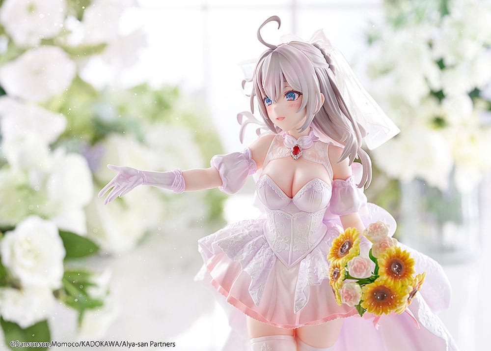 Alya Sometimes Hides Her Feelings in Russian Statue 1/7 Alisa Mikhailovna Kujou Wedding Dress Ver. 24 cm   