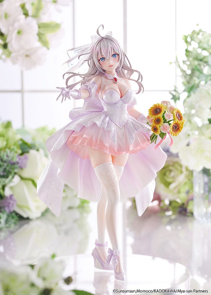 Alya Sometimes Hides Her Feelings in Russian Statue 1/7 Alisa Mikhailovna Kujou Wedding Dress Ver. 24 cm   