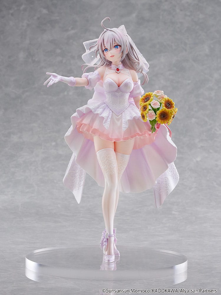 Alya Sometimes Hides Her Feelings in Russian Statue 1/7 Alisa Mikhailovna Kujou Wedding Dress Ver. 24 cm   