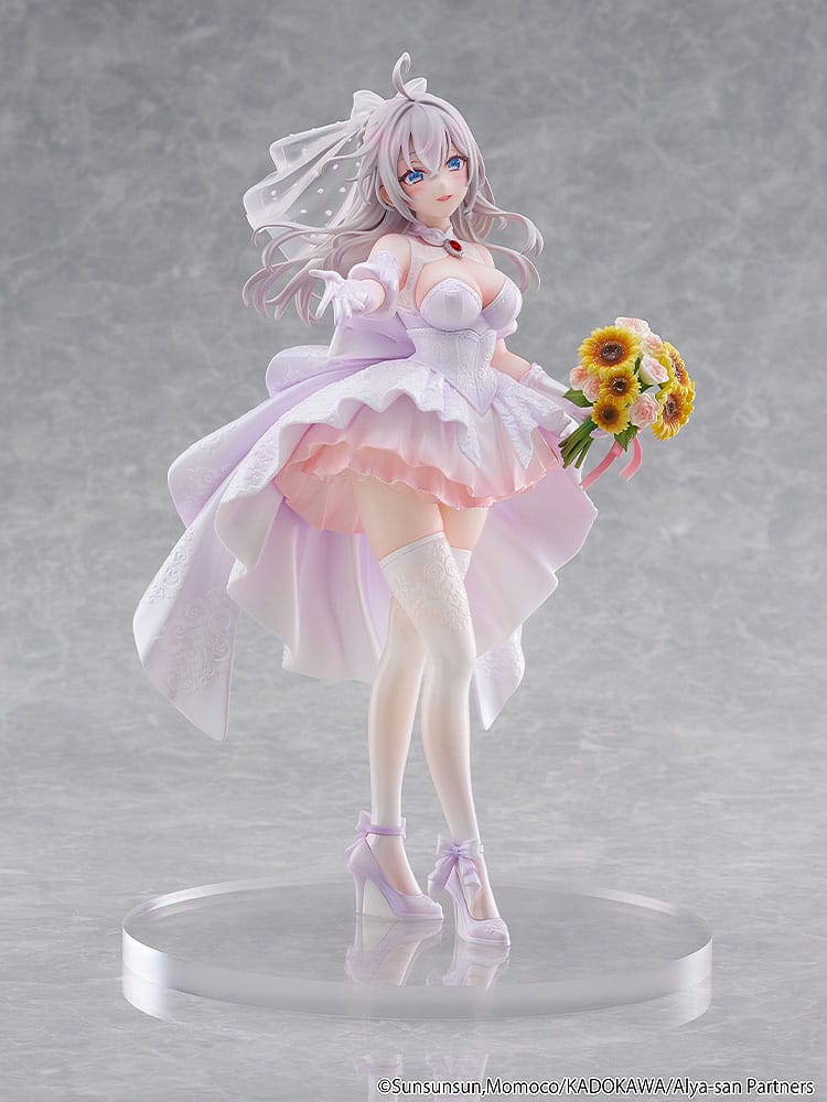 Alya Sometimes Hides Her Feelings in Russian Statue 1/7 Alisa Mikhailovna Kujou Wedding Dress Ver. 24 cm   