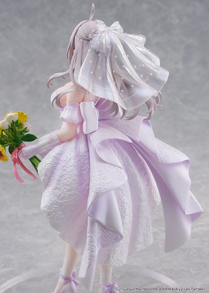 Alya Sometimes Hides Her Feelings in Russian Statue 1/7 Alisa Mikhailovna Kujou Wedding Dress Ver. 24 cm   