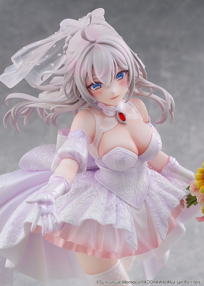 Alya Sometimes Hides Her Feelings in Russian Statue 1/7 Alisa Mikhailovna Kujou Wedding Dress Ver. 24 cm   