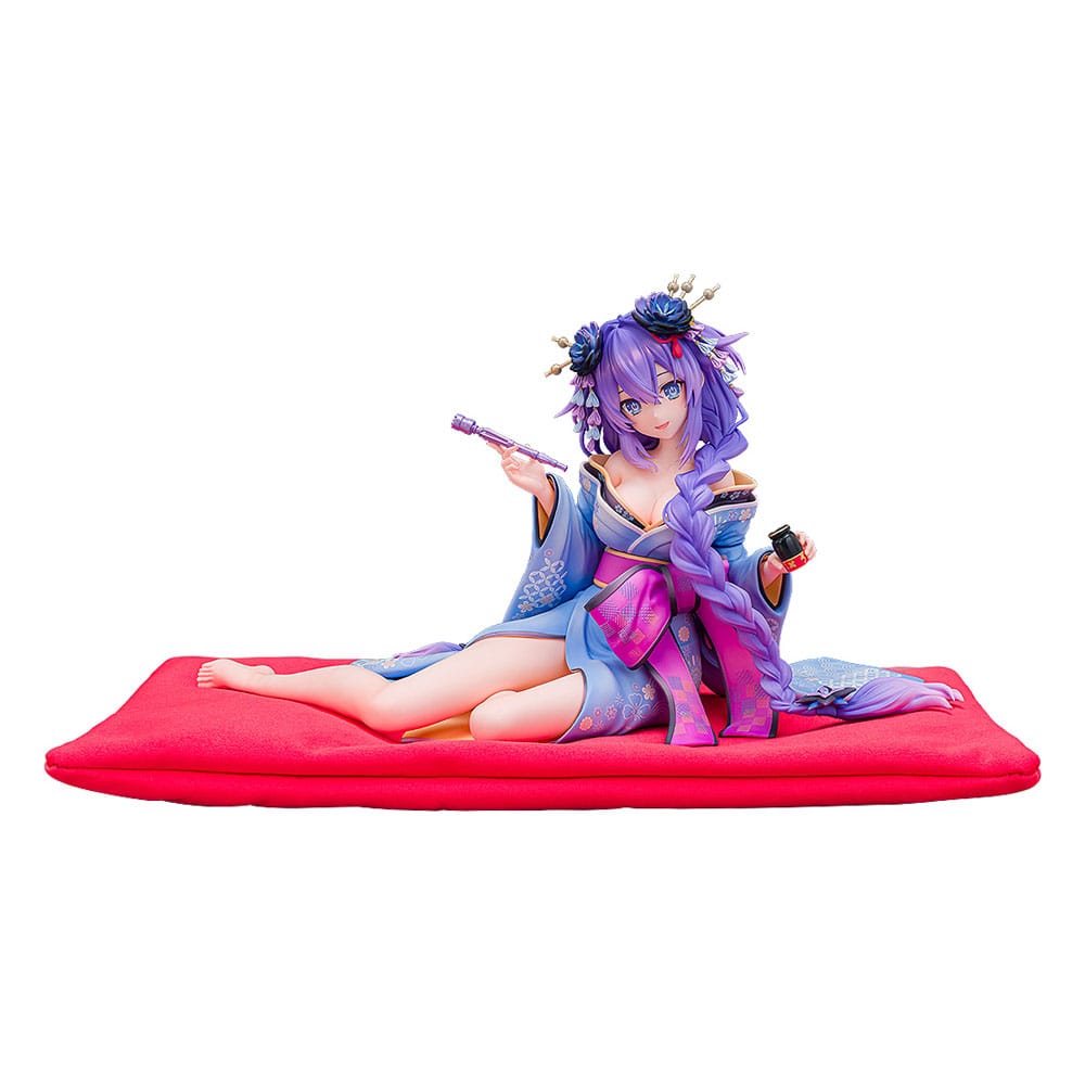 Neptunia x Senran Kagura Statue 1/7 Purple Heart Kimono Ver. 13 cm 
