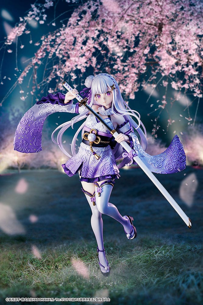 Re:ZERO -Starting Life in Another World- PVC Statue 1/7 Emilia Combat Outfit ver. 24 cm 