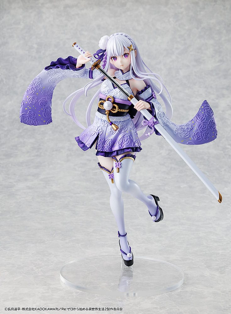 Re:ZERO -Starting Life in Another World- PVC Statue 1/7 Emilia Combat Outfit ver. 24 cm 