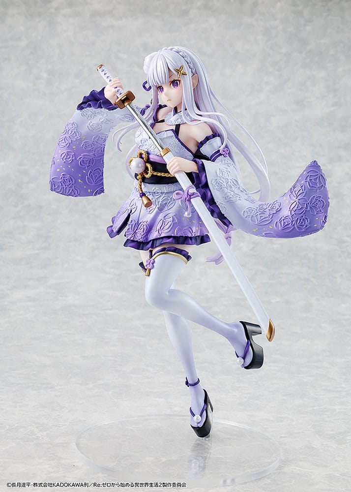 Re:ZERO -Starting Life in Another World- PVC Statue 1/7 Emilia Combat Outfit ver. 24 cm 