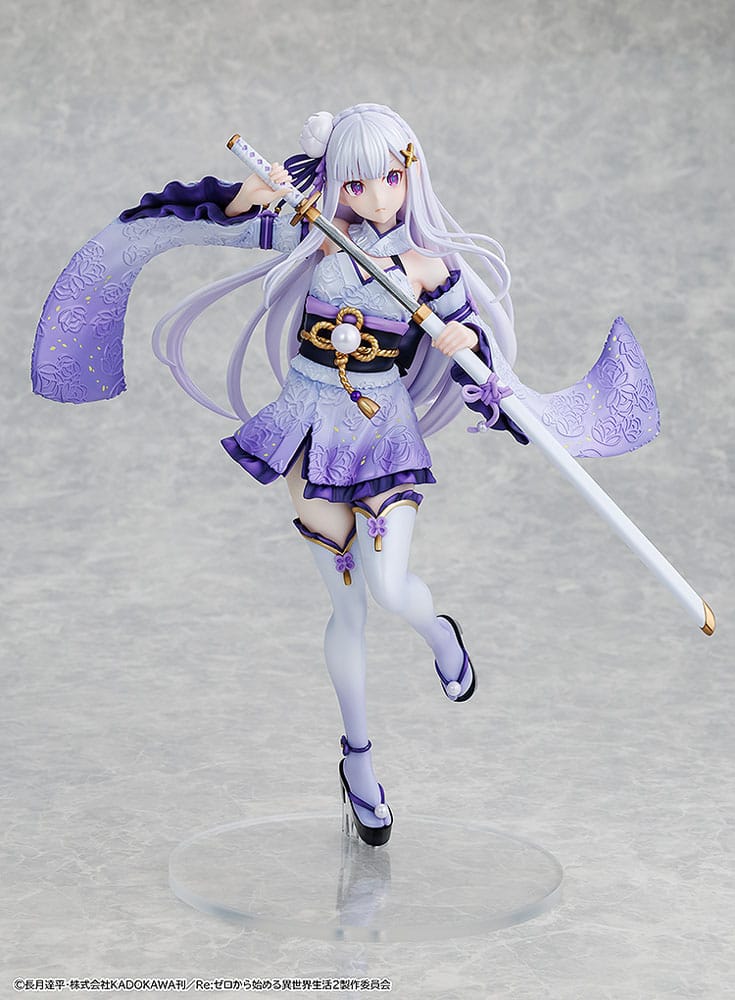 Re:ZERO -Starting Life in Another World- PVC Statue 1/7 Emilia Combat Outfit ver. 24 cm 