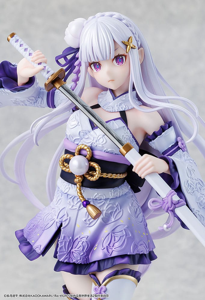 Re:ZERO -Starting Life in Another World- PVC Statue 1/7 Emilia Combat Outfit ver. 24 cm 