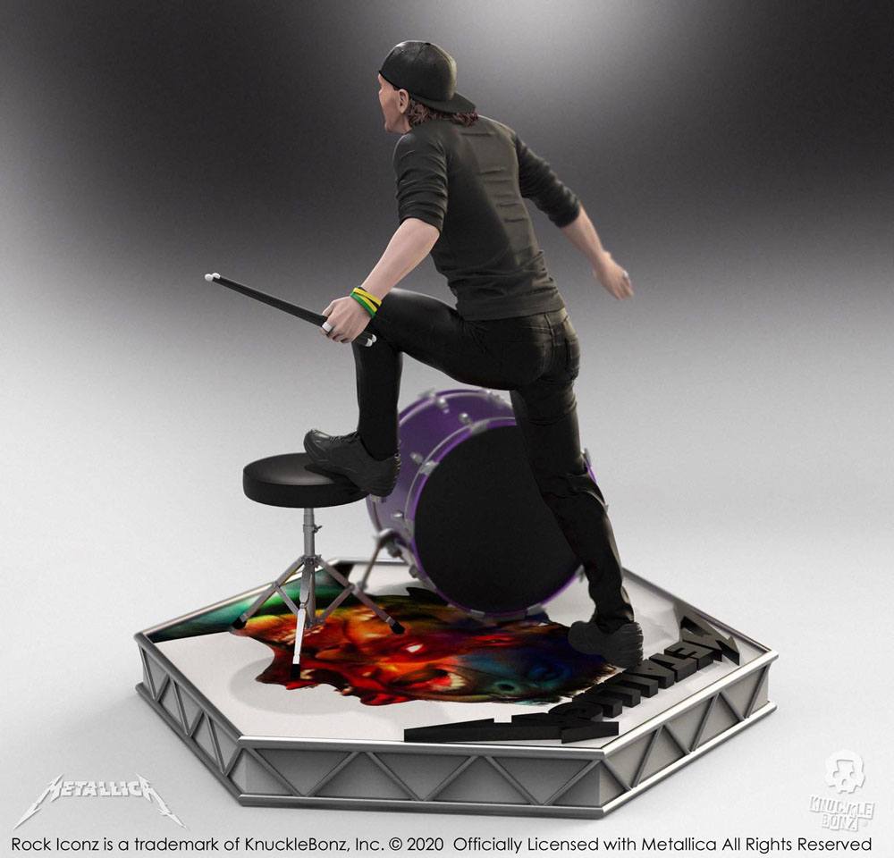 Metallica Rock Iconz Statue Lars Ulrich Limited Edition 22 cm