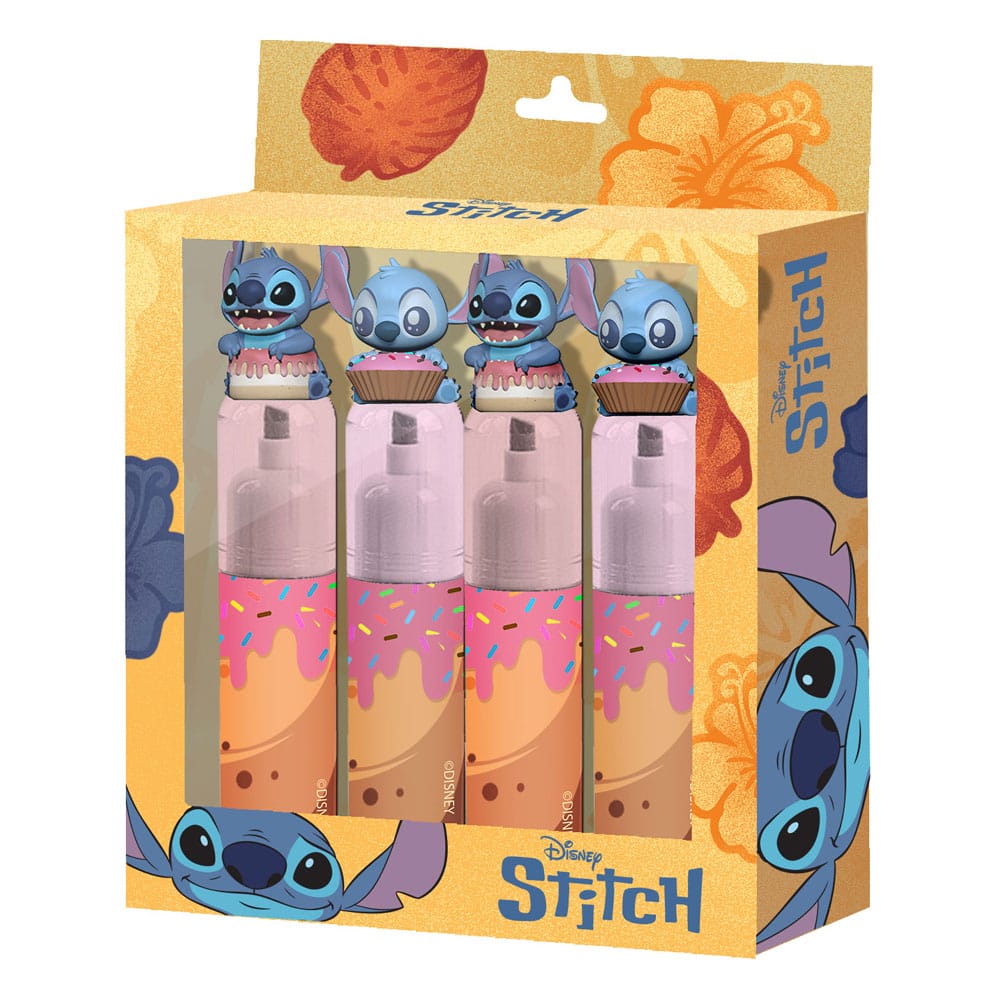 Lilo & Stitch Textmarker 4-er Pack    