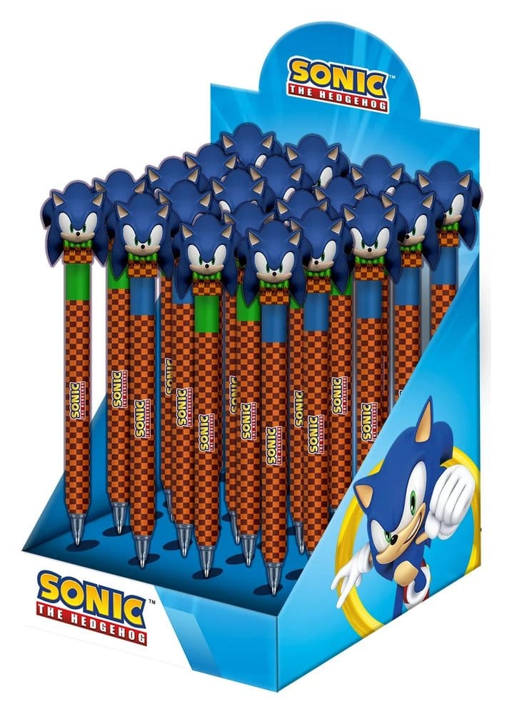 Sonic - The Hedgehog Löschbarer Gelstift Display (24)