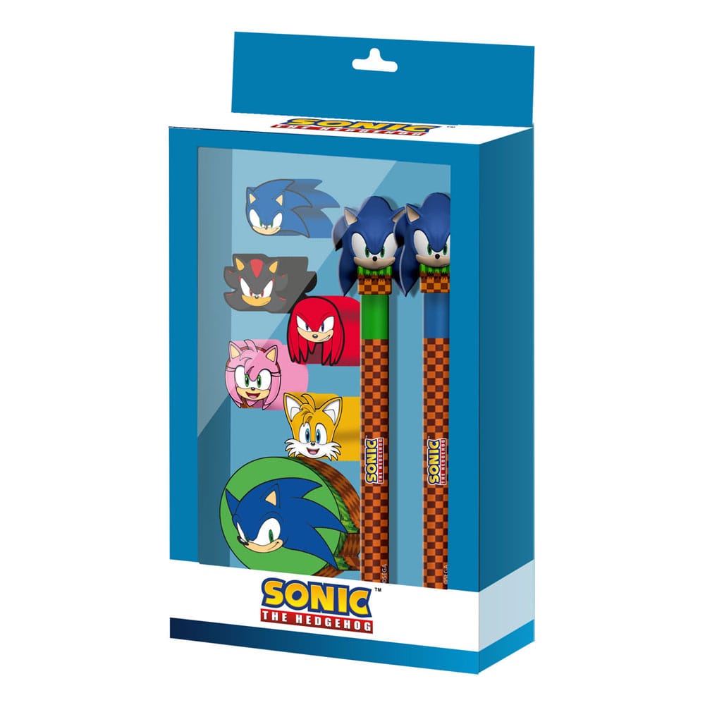 Sonic - The Hedgehog Schreibset 8er-Pack    
